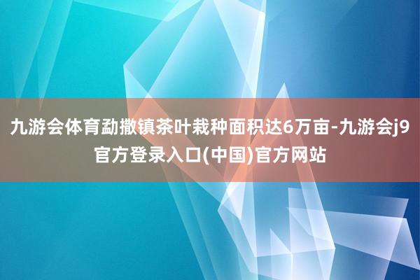 九游会体育勐撒镇茶叶栽种面积达6万亩-九游会j9官方登录入口(中国)官方网站